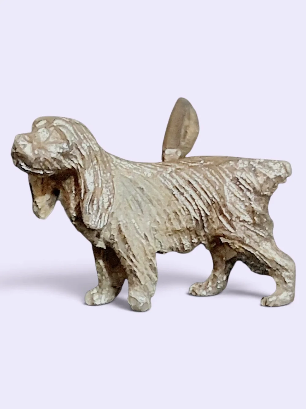 Vintage Signed Emmons Silver Tone Cocker Spaniel Dog Pin Brooch